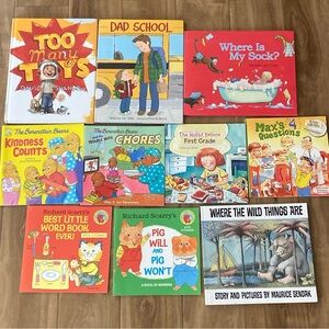 10 Assorted Mixed Children’s Books Pre-Owned Very Good Condition